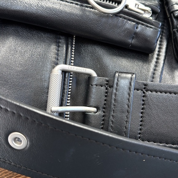 Off-White™️ 💯 leather jacket - Picture 6 of 15